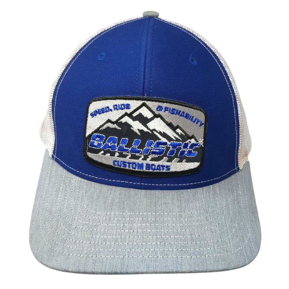 Ballistic Custom Boats Snapback Trucker Hat Multicolor One Size Richardson